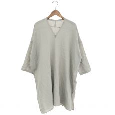 ババグーリ/長袖ワンピース/コットン/JO533FB291/グレー