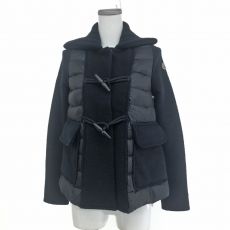 MONCLER/モンクレール/ニットダッフルコート/ブラック/XS