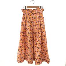 DEVOTION TWINS　SKIRT/デヴォーションツインズ/ロングスカート/総柄/ベルト欠品