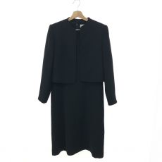 COCCOLUSSI/ココラッシー/東京ソワール/セットアップ/ジャケット×リボンデザインワンピース/ブラックフォーマル/サイズ15