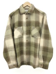 ワックスロンドン/チェックシャツ/WHITING OVERSHIRT/23AW/ベージュ