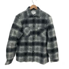 ワックスロンドン/チェックシャツ/WHITING OVERSHIRT/23AW/ブラック