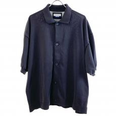 メゾンスペシャル/ニットポロシャツ/Prime-Over Short Sleeve Knit Shirt/11242361205/グレー