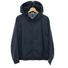 クロスクローゼット/マッツツイストフーディ/ナイロン/Matte Twist Zip Up Hoodie/ネイビー