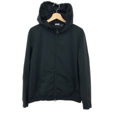 クロスクローゼット/マットツイストフーディ/ナイロン/Matte Twist Zip Up Hoodie/ブラック