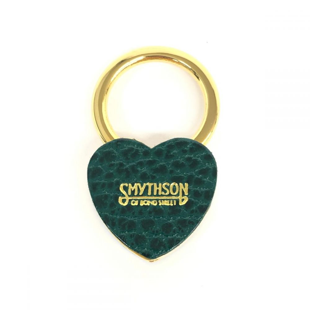 スマイソン ハート キーホルダー Smythson Heart key ring