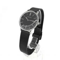 アデクス/腕時計/2043A-T01/クォーツ/2針/SS/ブラック