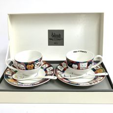 Manhattaner's マンハッタナーズ MIKASA ペア カップ&ソーサー 碗皿 スプーン付