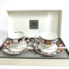 Manhattaner's マンハッタナーズ MIKASA ペア カップ&ソーサー 碗皿 スプーン付