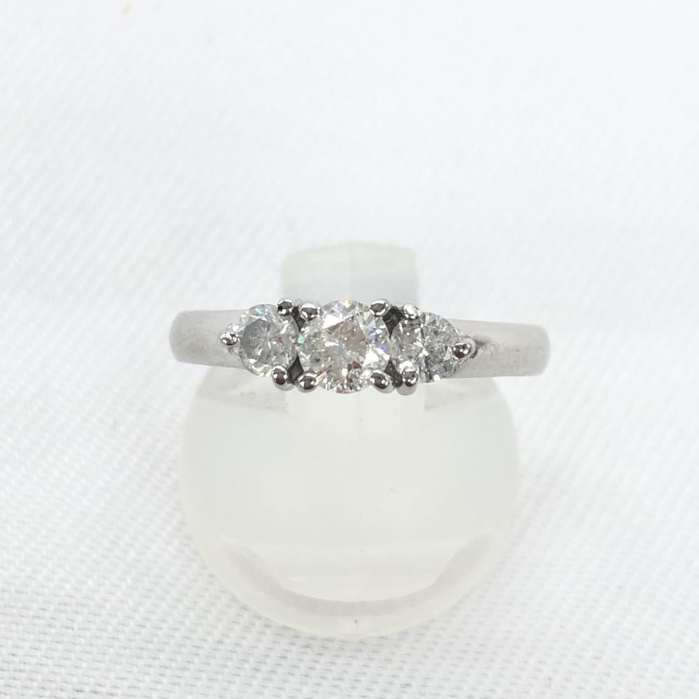 Ptリング/ダイヤ0.70ct/4.9g