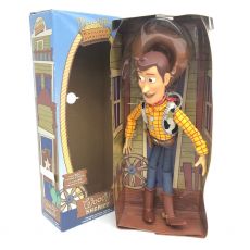 ディズニーストア トイストーリー トーキングアクションフィギュア ウッディ THE SHERIFF 中国語パッケージ トーク動作OK 手足のゴム紐劣化無し
