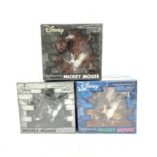 MEDICOM TOY Roen Disney メディコムトイ ロエン ディズニー Vinyl Collectible Dolls ミッキーマウス フィギュア 3個セット カラー/ブラックホワイト/ブ