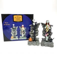 NECA ネカ ナイトメア・ビフォア・クリスマス Nightmare Before Christmas ジャック&サリー ブックエンド IDケース ジュエリーボックス オーナメント