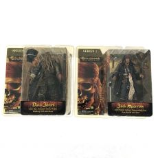 NECA ネカ パイレーツオブカリビアン Pirates of the Caribbean シリーズ1 デッドマンチェスト デイヴィジョーンズ/ジャックスパロウ 2個セット