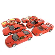 burago/コレクター品/フェラーリ/testarossa/348tb/360Modena/F40/F50/GTO/６台/ジャンク