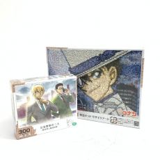 名探偵コナン ジグソーパズル 公園警察の二人/300ピース 怪盗キッドモザイクアート/1000ピース 2個セット