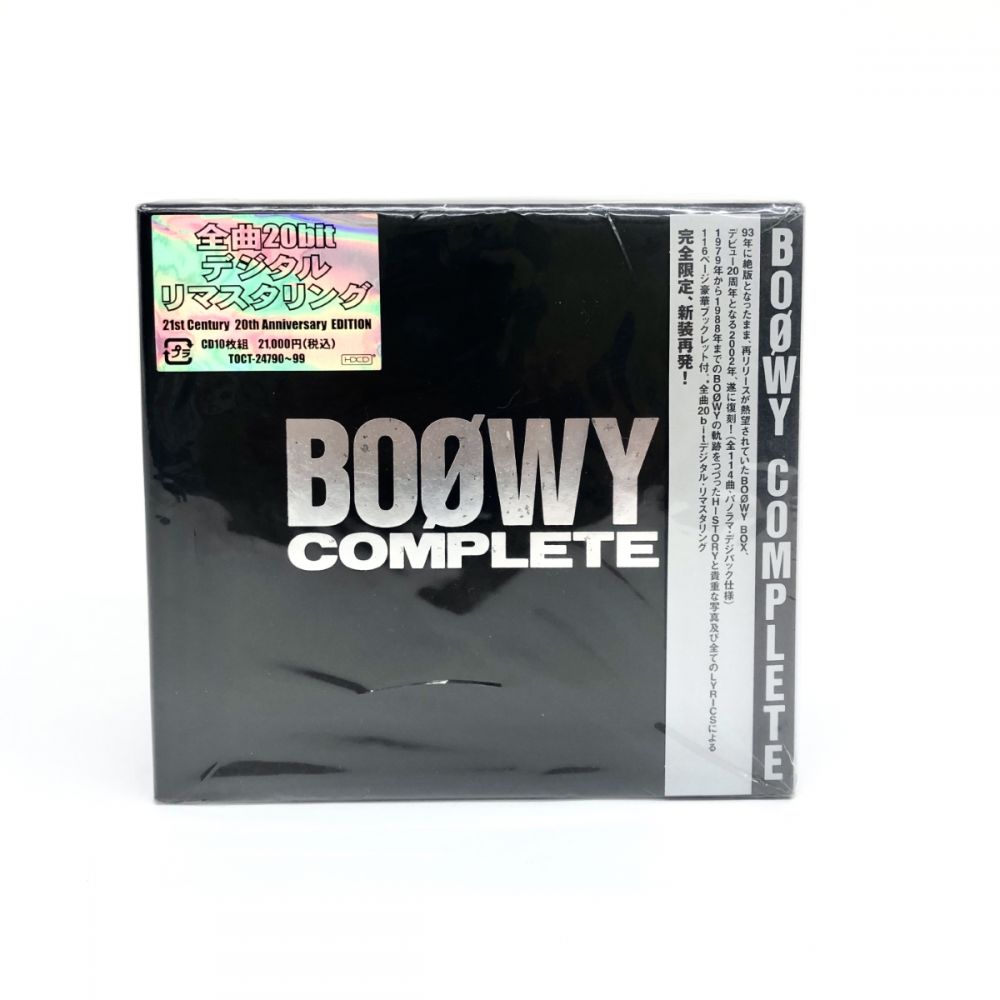 直売特注品 BOOWY /COMPLETE 20th Anniversary EDITION | promochess.com