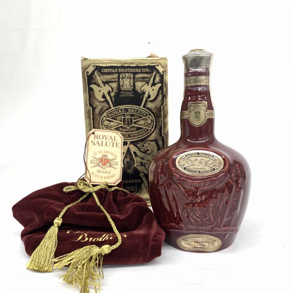 シーバスリーガル/ロイヤルサルート/21年/陶器ボトル/レッド/750ml/40％
