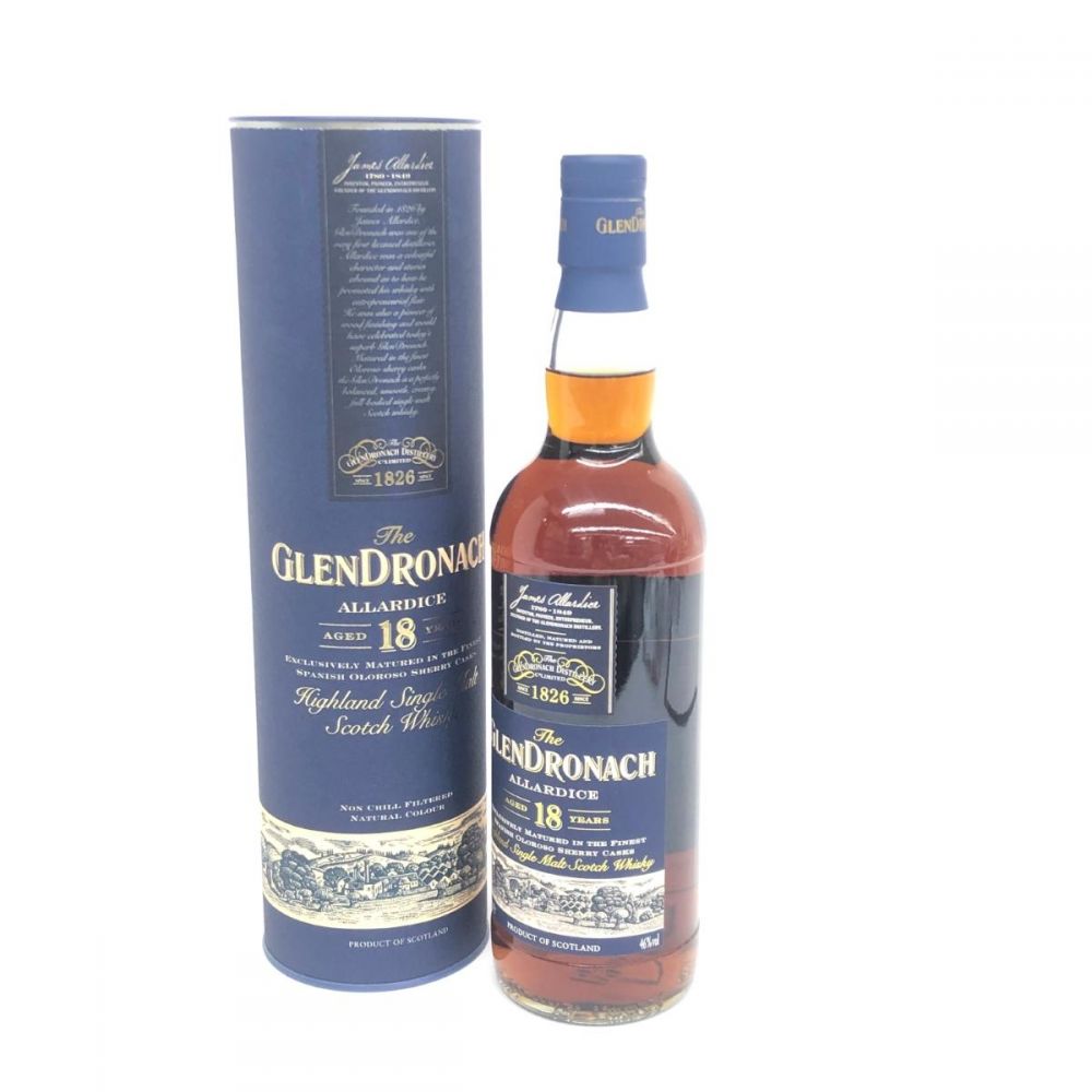 The GLENDRONACH グレンドロナック 18年 アラダイス ウイスキー 700ml