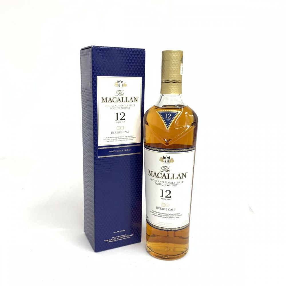 MACALLAN 12 YEARS OLD DOUBLE CASK マッカラン 12年 シングルモルト ウイスキー ダブルカスク 700ml 40%