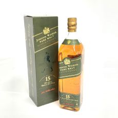 JOHNNIE WALKER PURE MALT 15年 ジョニーウォーカー ピュアモルト スコッチ ウイスキー グリーンラベル 1000ml 43％