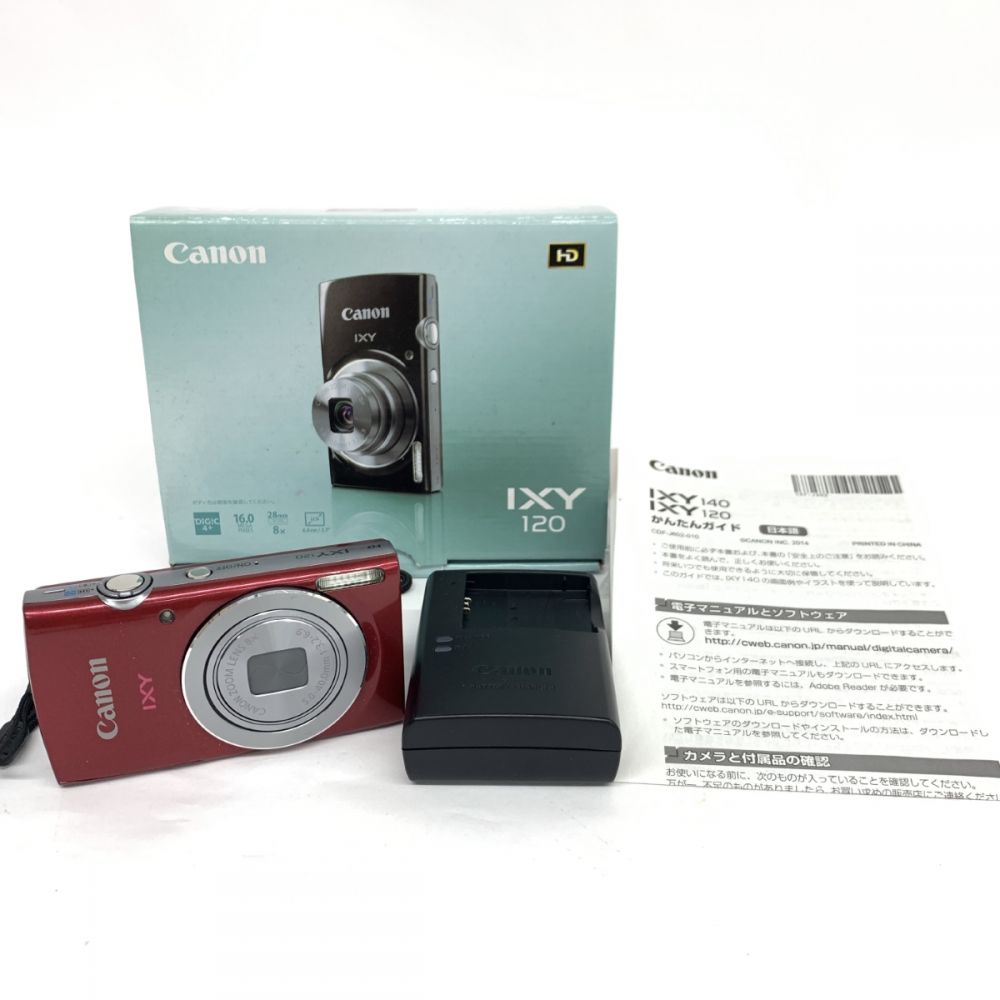 Canon/コンパクトデジタルカメラ/IXY 120/レッド の高価買取 ...