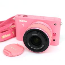 Nikon 1 J1 ピンク ミラーレスカメラ & レンズ1 NIKKOR VR 10-30mm f/3.5-5.6