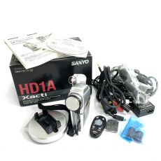 SANYO サンヨー Xacti ザクティ DMX-HD1A シルバー 外観美品 バッテリー 付属品有