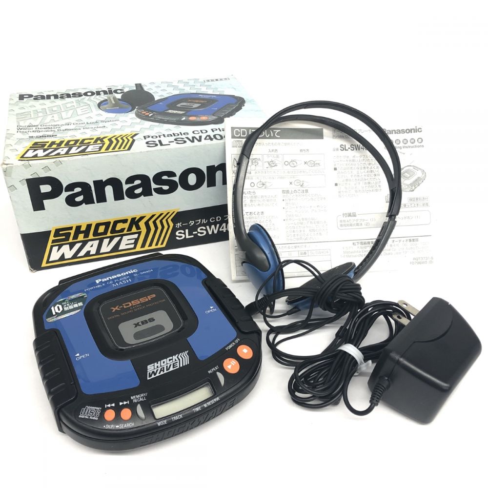 Panasonic SL-SW404 SHOCKWAVEブルー - ポータブルプレーヤー