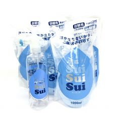 SuiSuiSui 超電水 すいすい水 1000ml 洗浄剤 アルカリ電解水 詰替え用 1L ×6本 ボトル1本