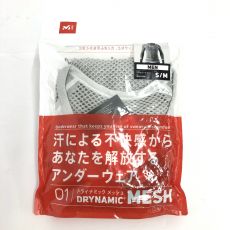 MENs S/M ミレー MILLET MIV01566 ドライナミック メッシュ ショートスリーブ DRYNAMIC MESH SHORT SLEEVE ドライレイヤー Tシャツ グレー