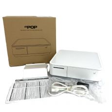 スター精密 レシートプリンター ホワイト POP10 WHT JP キャッシュドロアー mPOP 通電確認のみ