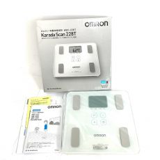 OMRON オムロン 体重体組成計 HBF-228T karada Scan 228T 体重計 シャイニーホワイト