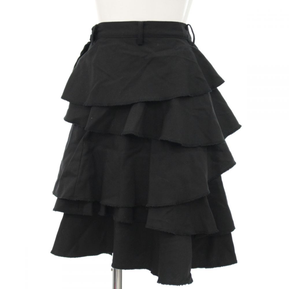 BLACK COMME des GARCONS ティアードフリル スカートスカート
