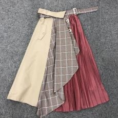 レディアゼル/異素材スカート/プリーツ
