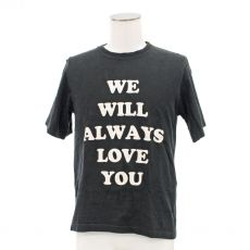 ナンバーナイン/半袖Tシャツ/WE WILL ALWAYS LOVE YOU/ヤケ