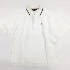 バーバリーゴルフ/半袖ポロシャツ/ホワイト