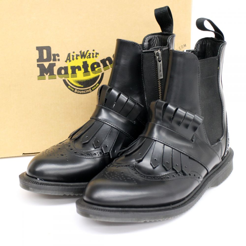 得価Dr.Martens TINA フリンジサイドゴアブーツ UK6 25cm 靴