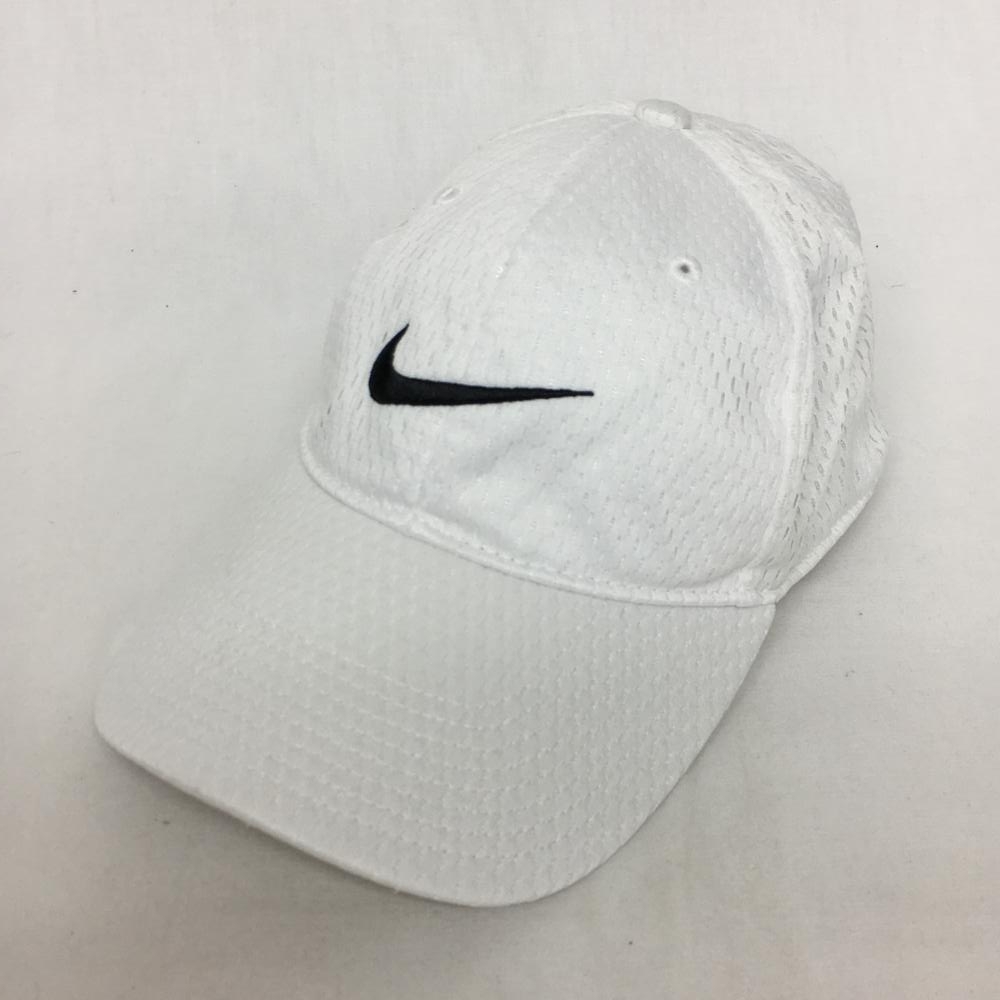 NIKE - ナイキ キッズ キャップ ホワイト メッシュ エアロビル