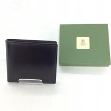キプリス/二つ折り財布/レザー/ブラック