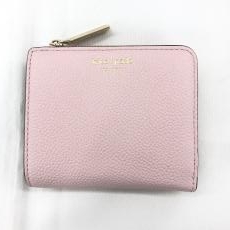 ケイトスペード/二つ折り財布/レザー/ピンク