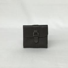 ロンシャン/二つ折り財布/レザー/ダークブラウン