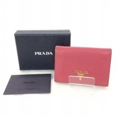 プラダ/カードケース/1M0945/レザー/ピンク