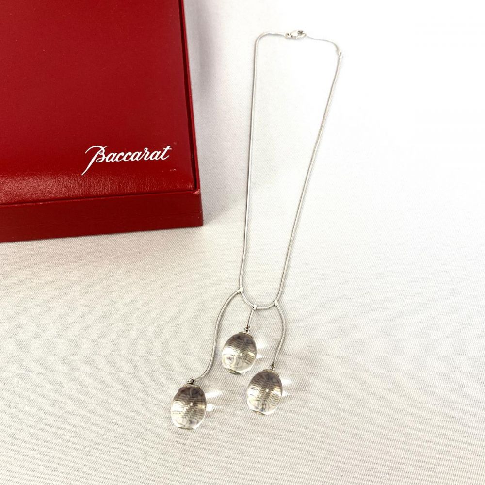 Baccarat - バカラ ネックレス (♡琥珀カラー silver925)の+mind.com.ge