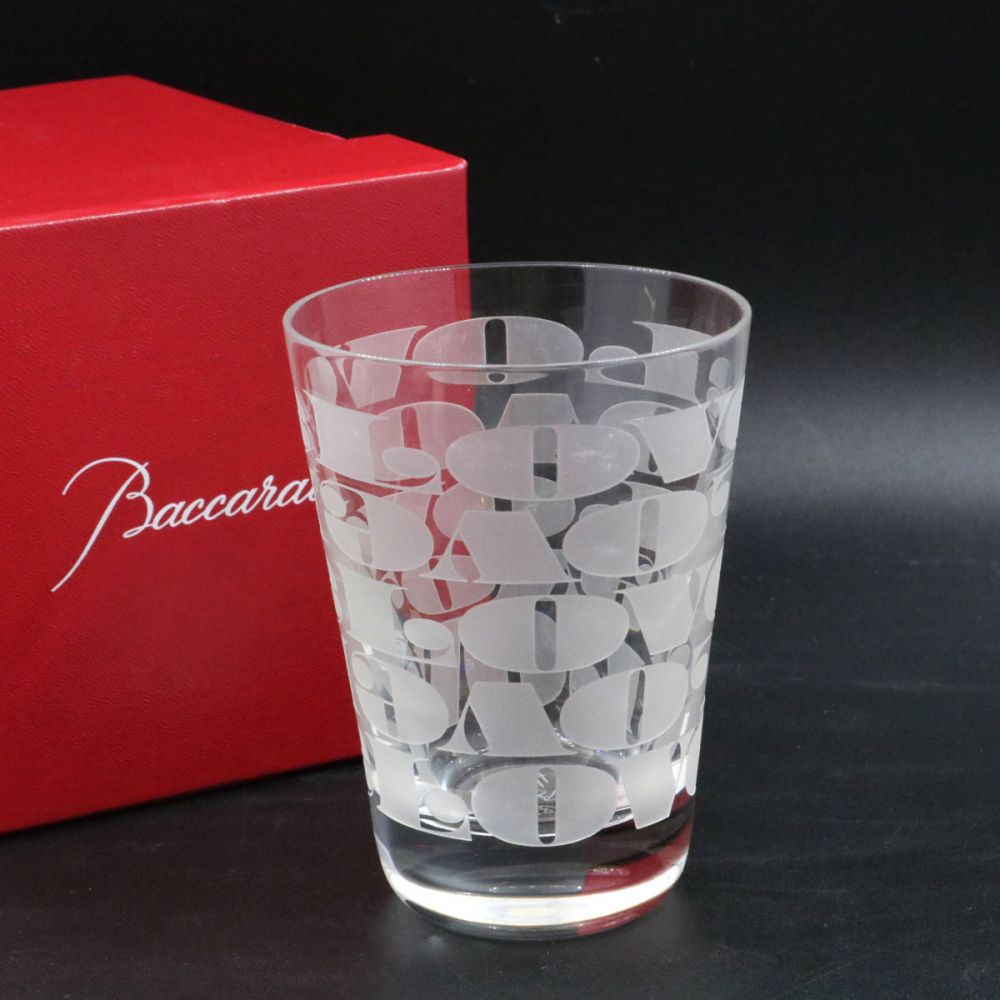 Baccarat バカラ 六本木店限定 LOVE柄 グラス コップ タンブラー ガラス