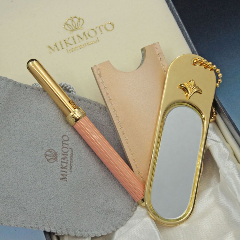 MIKIMOTO international リップブラシ&ミラーセット - キット/セット