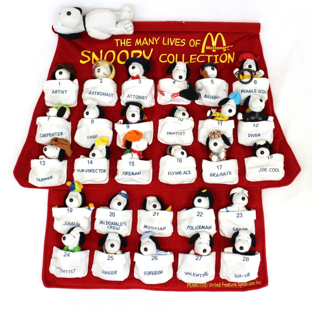 マクドナルド ハッピーセット SNOOPY スヌーピー ぬいぐるみ タペストリー紐なしの高価買取【リサイクルティファナ】