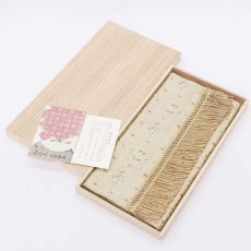 川島織物 デーブルセンター クロス 絹100% 金(銀)糸使用