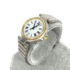 ダンヒル/腕時計/12 50163/クォーツ/デイト/スイス製/SS/ゴールド×シルバーカラー/小キズ