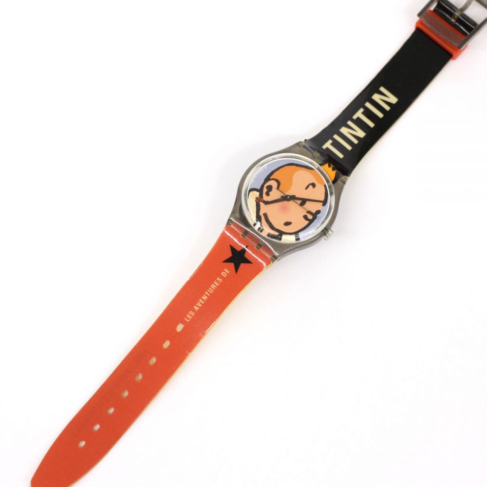 タンタンの冒険腕時計ベルトはブラウンです - 腕時計(デジタル)